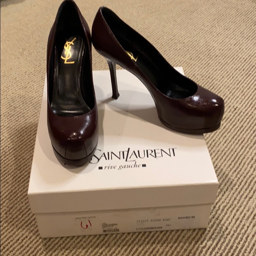 NIB Yves Saint Laurent Tribute Too Pumps 36.5
